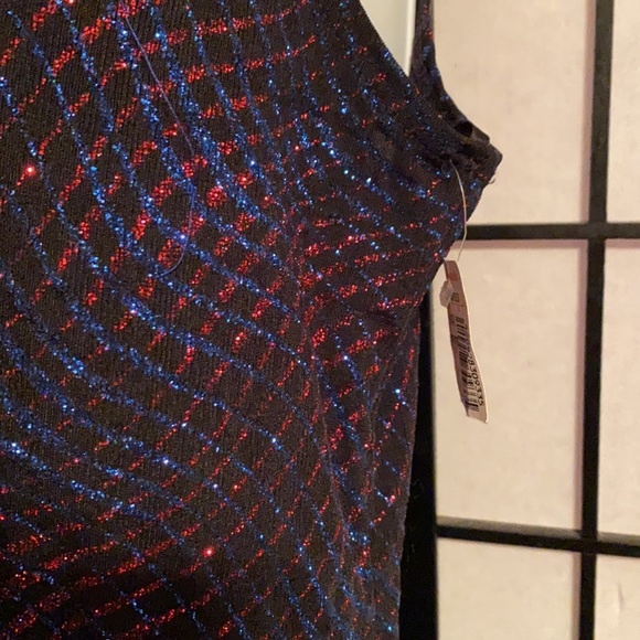 NWT Vintage Ms. J Metallic Party Dress Size XL - Picture 3 of 5